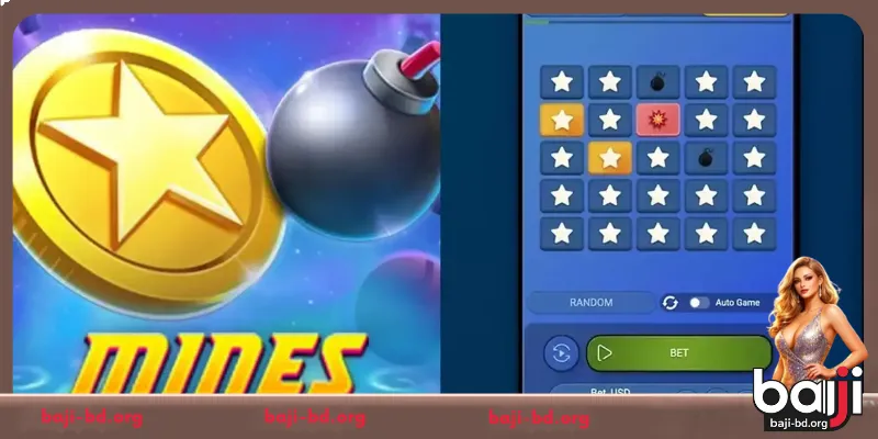 Overview of Mines in the Table Games Section